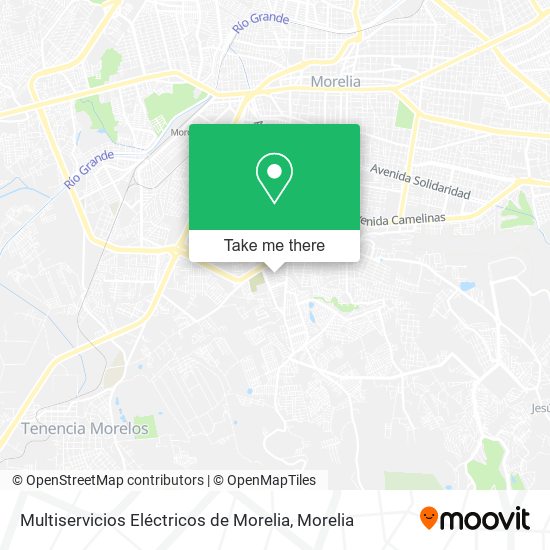 Mapa de Multiservicios Eléctricos de Morelia