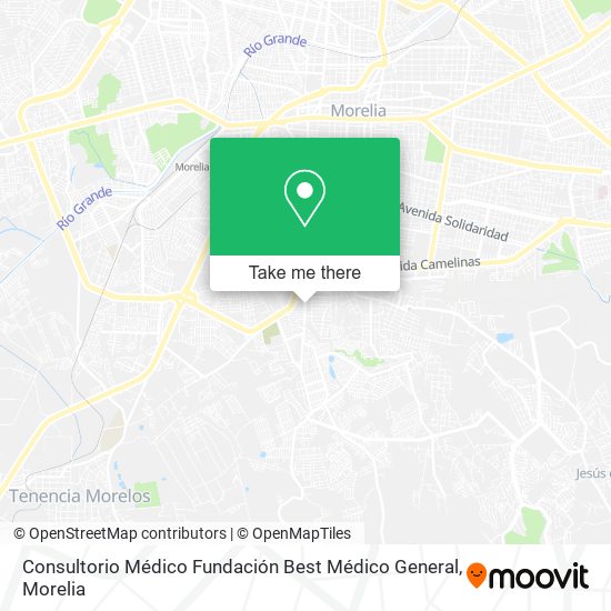 Mapa de Consultorio Médico Fundación Best Médico General