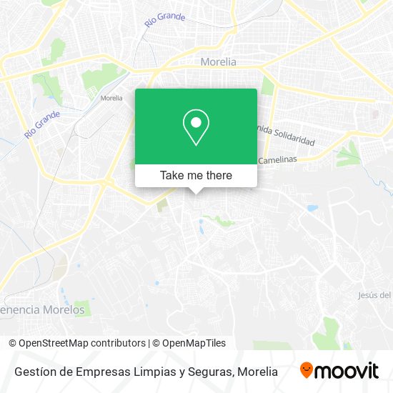 Gestíon de Empresas Limpias y Seguras map