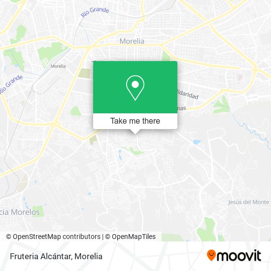 Fruteria Alcántar map