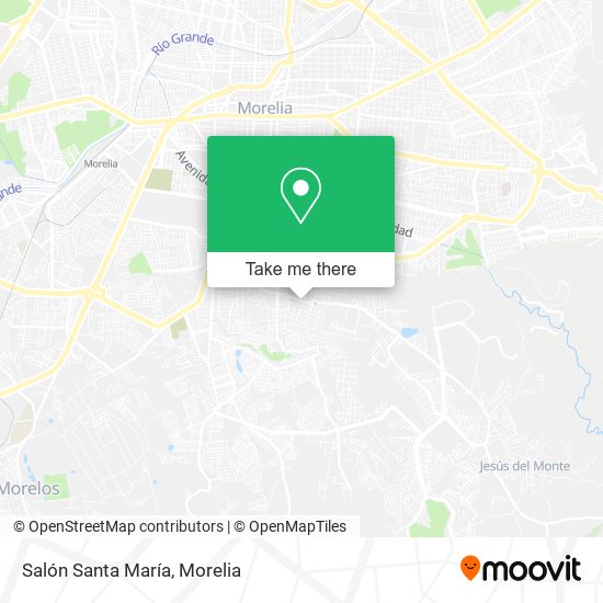 Salón Santa María map