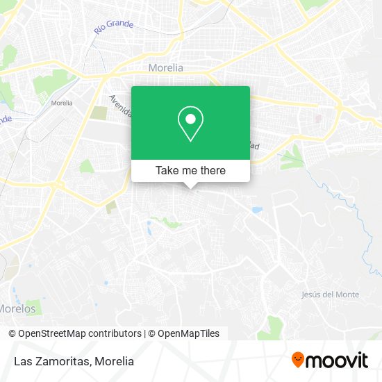 Mapa de Las Zamoritas