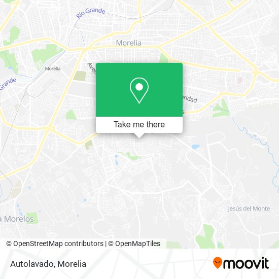 Mapa de Autolavado