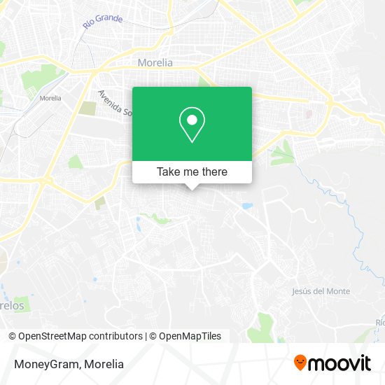 Mapa de MoneyGram
