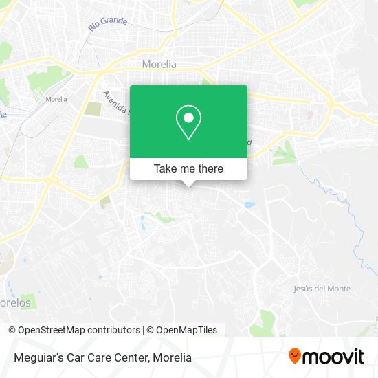 Meguiar's Car Care Center map