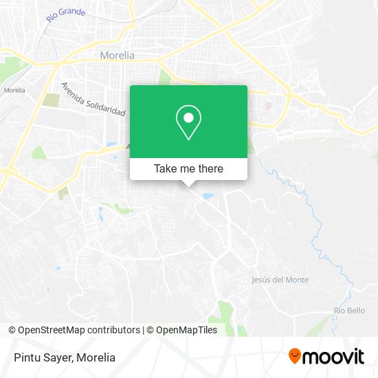 Mapa de Pintu Sayer