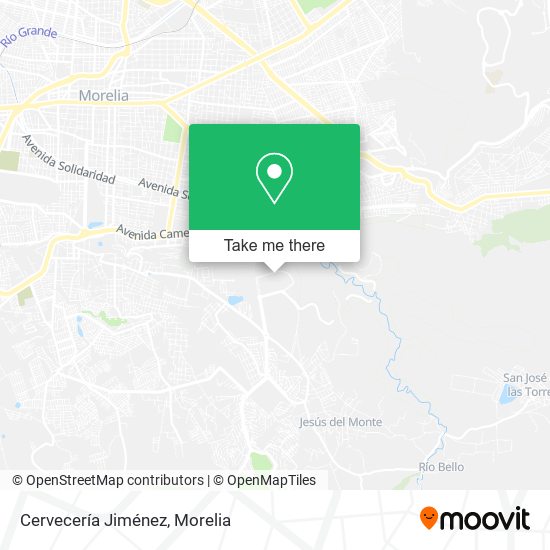 Cervecería Jiménez map