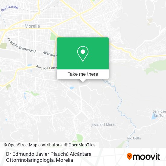Mapa de Dr Edmundo Javier Plauchú Alcántara Ottorrinolaringología