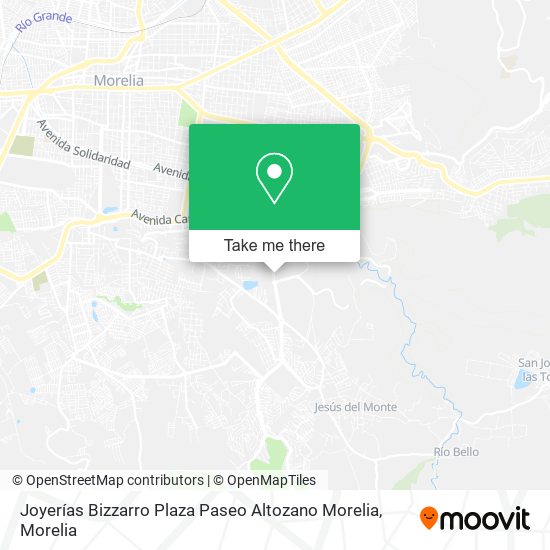 Joyerías Bizzarro Plaza Paseo Altozano Morelia map