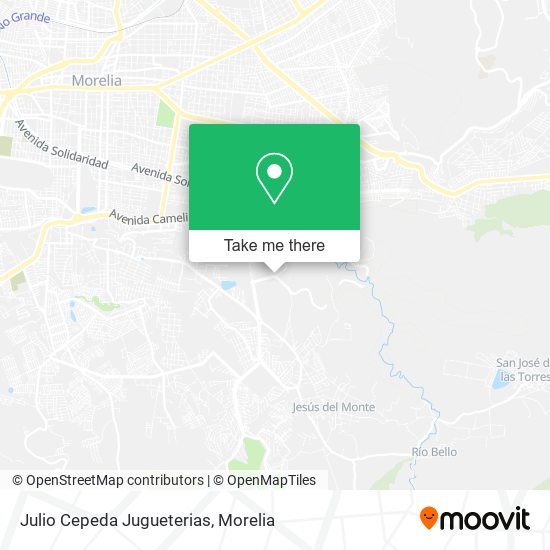 Mapa de Julio Cepeda Jugueterias