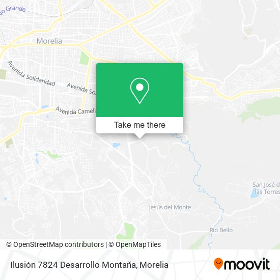Ilusión 7824 Desarrollo Montaña map