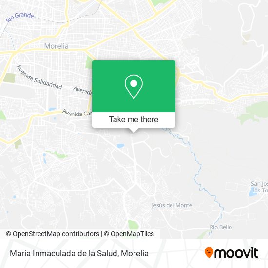 Maria Inmaculada de la Salud map