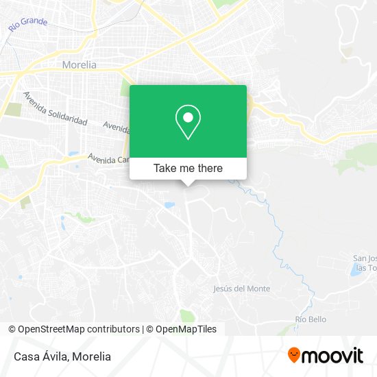 Mapa de Casa Ávila