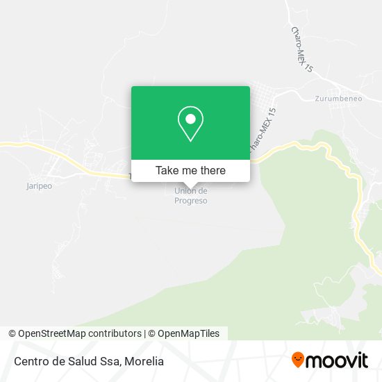 Mapa de Centro de Salud Ssa