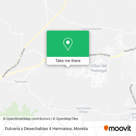 Dulcería y Desechables 4 Hermanos map