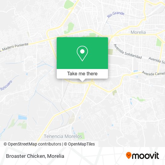 Mapa de Broaster Chicken