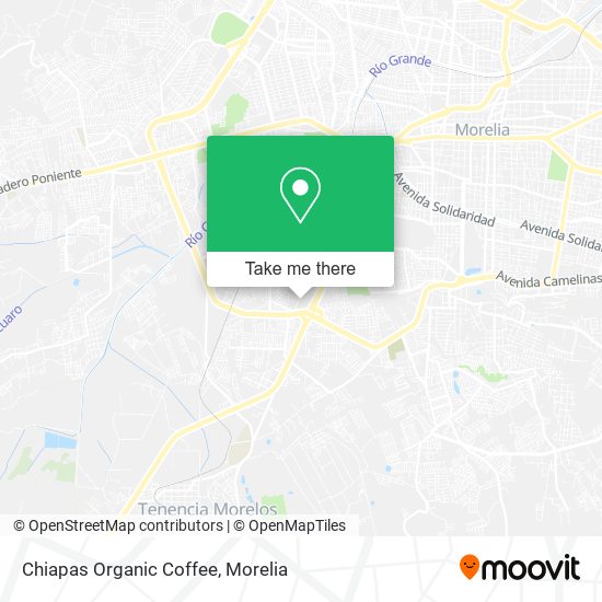 Chiapas Organic Coffee map