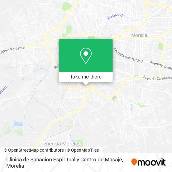 Clinica de Sanación Espiritual y Centro de Masaje map