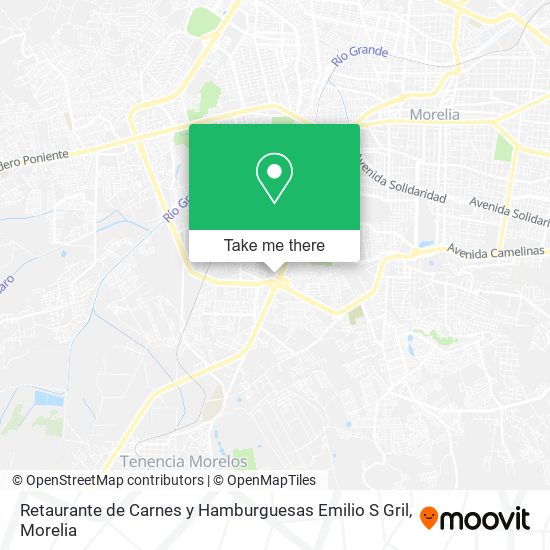 Retaurante de Carnes y Hamburguesas Emilio S Gril map