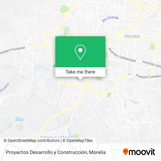 Mapa de Proyectos Desarrollo y Construcción