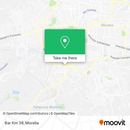 Mapa de Bar Km 38