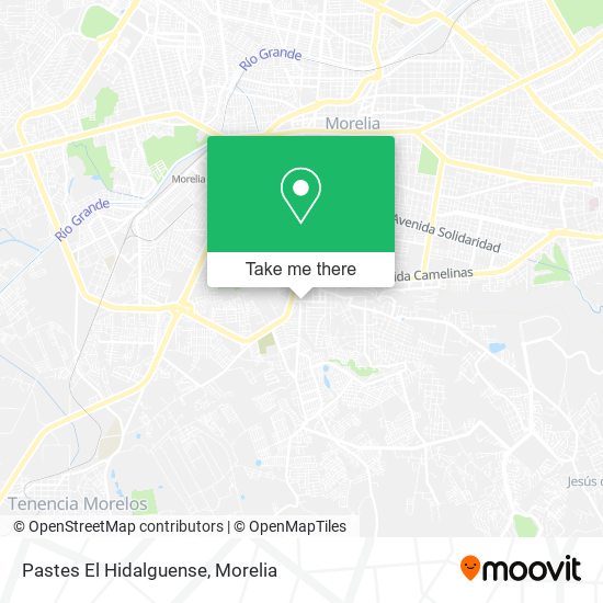 Mapa de Pastes El Hidalguense