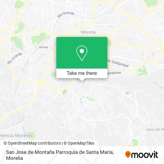 San Jose de Montaña Parroquia de Santa María map