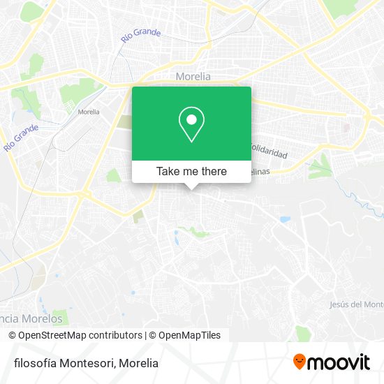 filosofía Montesori map