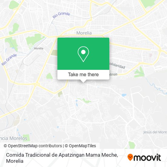 Comida Tradicional de Apatzingan Mama Meche map