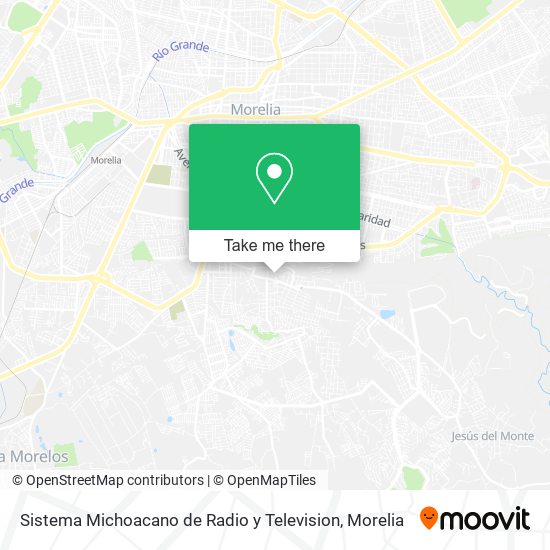 Sistema Michoacano de Radio y Television map