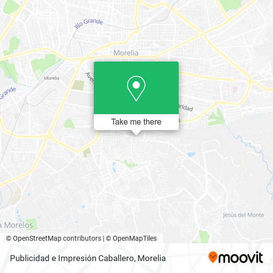 Mapa de Publicidad e Impresión Caballero