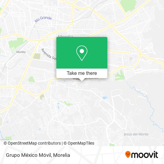 Grupo México Móvil map