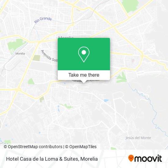 Hotel Casa de la Loma & Suites map