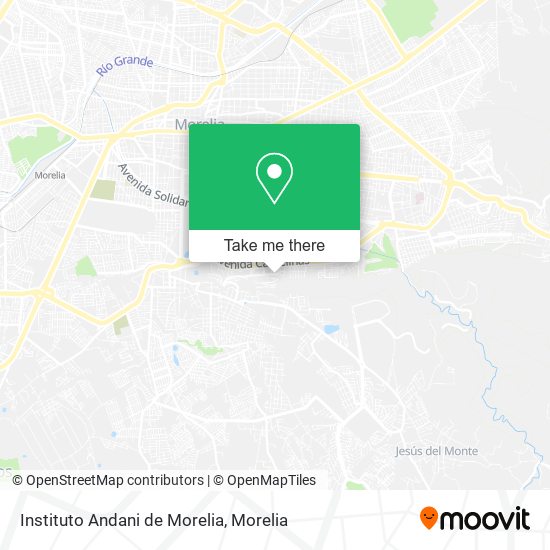 Instituto Andani de Morelia map