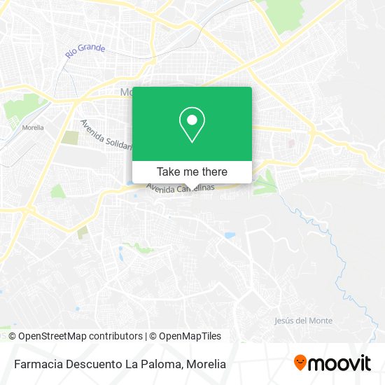 Mapa de Farmacia Descuento La Paloma