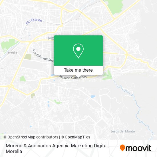 Mapa de Moreno & Asociados Agencia Marketing Digital