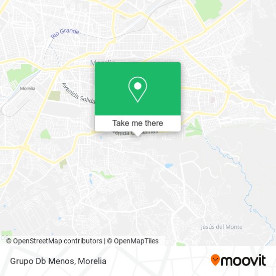 Mapa de Grupo Db Menos