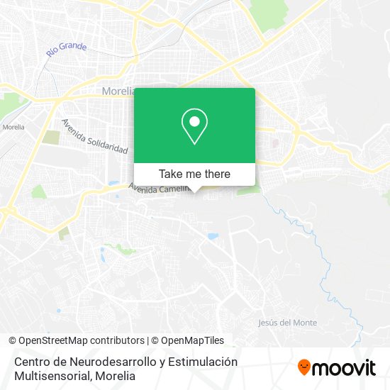 Mapa de Centro de Neurodesarrollo y Estimulación Multisensorial