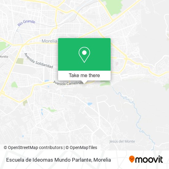 Escuela de Ideomas Mundo Parlante map