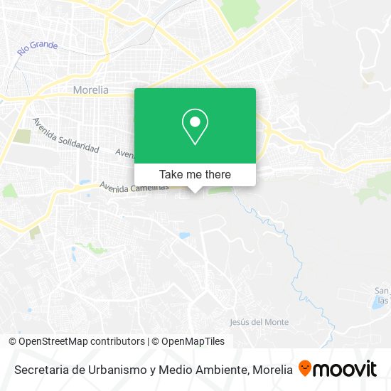 Secretaria de Urbanismo y Medio Ambiente map