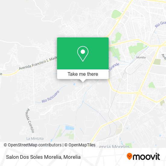 Mapa de Salon Dos Soles Morelia