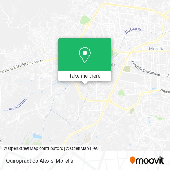 Quiropráctico Alexis map