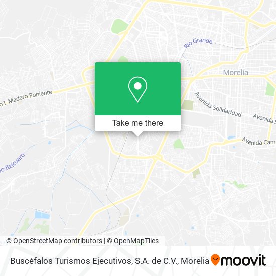 Buscéfalos Turismos Ejecutivos, S.A. de C.V. map