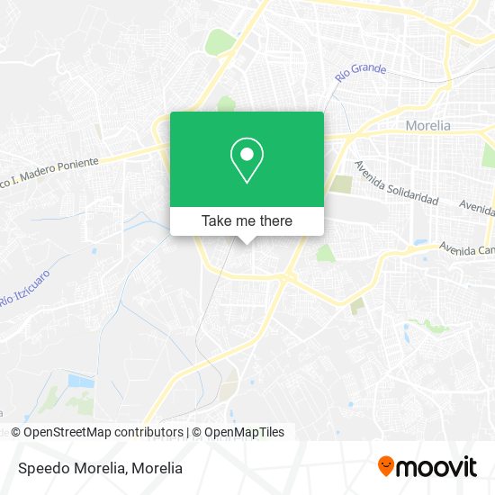 Mapa de Speedo Morelia