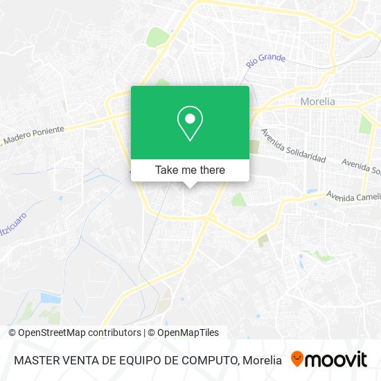 Mapa de MASTER VENTA DE EQUIPO DE COMPUTO