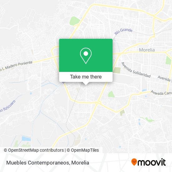 Muebles Contemporaneos map