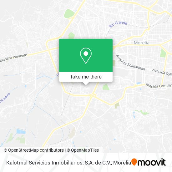 Mapa de Kalotmul Servicios Inmobiliarios, S.A. de C.V.