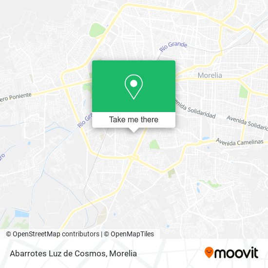 Abarrotes Luz de Cosmos map