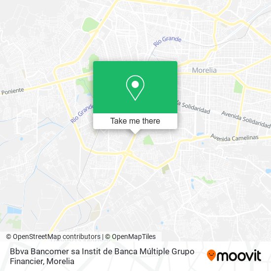 Bbva Bancomer sa Instit de Banca Múltiple Grupo Financier map
