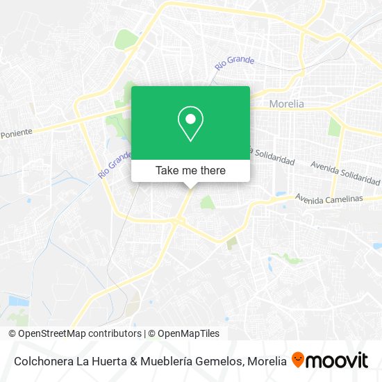 Colchonera La Huerta & Mueblería Gemelos map